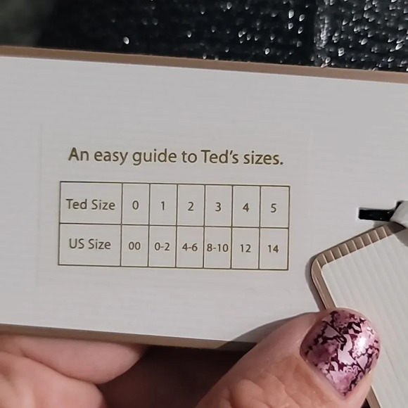 TED Baker Glitter Ribbed Silver Top - Picture 9 of 12